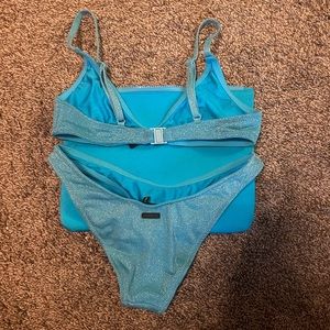 TRIANL BIKINI SET (baby blue sparkle)